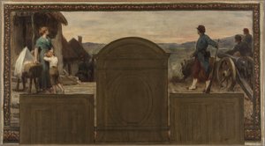 Sketch for the town hall of Saint-Maur-des-Fossés: Maternity and Homeland - The Defense of the Homeland