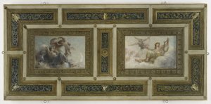 Sketch for the Town Hall of Saint-Maur-des-Fossés: Night and Day by Paul Albert Baudouin