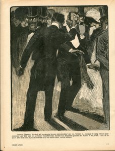 The Butter Plate, Satirical in Colors by Paul Balluriau