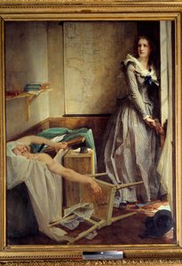 French Revolution: Charlotte Corday at the Time of the Assassination of Jean Paul Marat