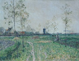 Autumn Landscape near Knokke, Belgium by Paul Baum