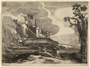 Ruins and Horseman by Paul Bril