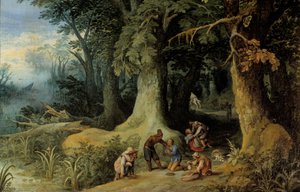 Weapon Attack in a Wood by Paul Bril