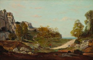 Landscape at Saint-André, Near Marseilles, c.1865 by Paul Camille Guigou