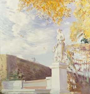 A Statue of Venus in the Garden of Versailles by Paul Cesar Helleu