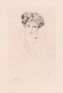 Ethel Barrymore by Paul Cesar Helleu