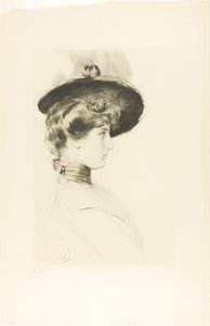 Portrait of a Woman Wearing a Hat (Madame Letellier)