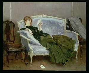 The Letter by Paul Cesar Helleu