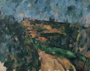 Bend of the Road at the Top of the Chemin des Lauves by Paul Cézanne
