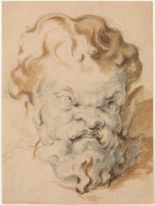 Head of Silenus by Paul Cézanne