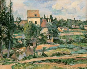 Moulin de la Couleuvre at Pontoise by Paul Cézanne