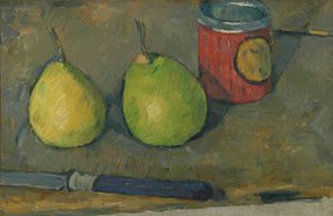 Pears and knife