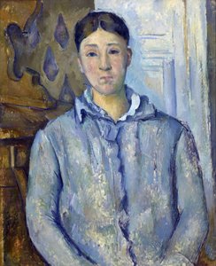 Portrait of Madame Cezanne in Blue