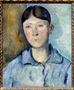 Portrait of Madame Cezanne (Hortense Fiquet) by Paul Cézanne