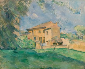 The Farm at the Jas de Bouffan by Paul Cézanne