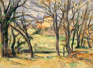 Trees and Houses Near the Jas de Bouffan by Paul Cézanne