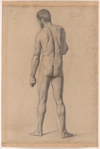 Academic Nude, Seen from the Back by Paul Cézanne