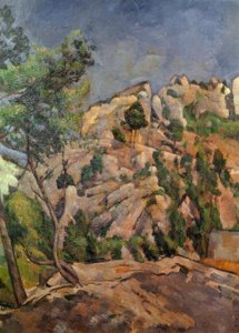 At the Bottom of the Ravine by Paul Cézanne