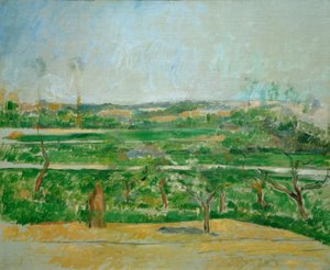 Landscape in Aix-en-Provence by Paul Cézanne