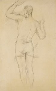 Bather Standing by Paul Cézanne