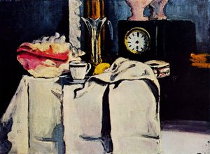 The Black Marble Clock by Paul Cézanne