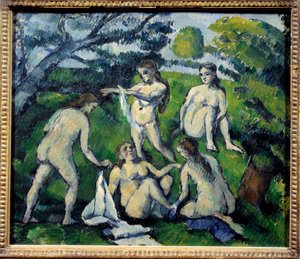 Five Bathers by Paul Cézanne