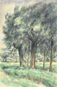 Group of Trees by Paul Cézanne