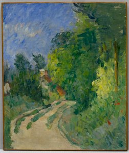 The Winding Road in the Woods by Paul Cézanne