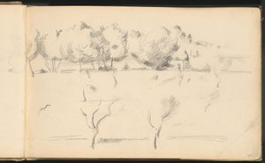 Landscape with Trees by Paul Cézanne