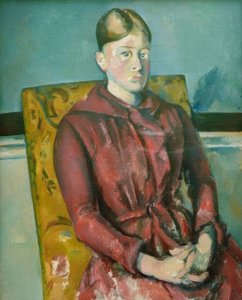 Madame Cézanne in a Yellow Chair by Paul Cézanne