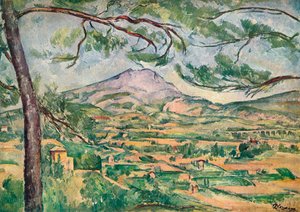 Mont Sainte-Victoire with Large Pine, c1887
