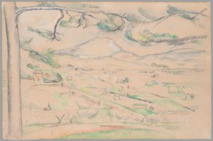 Montagne Saint-Victoire (The Arc Valley) by Paul Cézanne