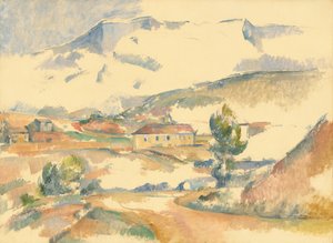 Montagne Sainte-Victoire, from near Gardanne by Paul Cézanne