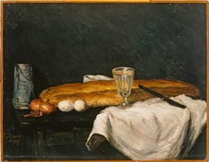 Still Life: Bread and Eggs by Paul Cézanne