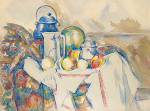 Still Life with Milk Pot, Melon, and Sugar Bowl