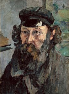 Self-Portrait with Hat by Paul Cézanne