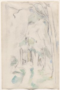 Forest Path by Paul Cézanne