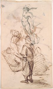 Sheet of Studies by Paul Cézanne