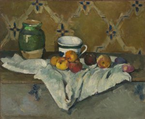 Still Life with Jar, Cup, and Apples