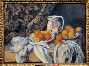 Still Life on the Curtain