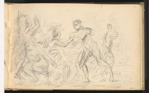 Study for "The Judgement of Paris" or "The Amorous Shepherd" by Paul Cézanne