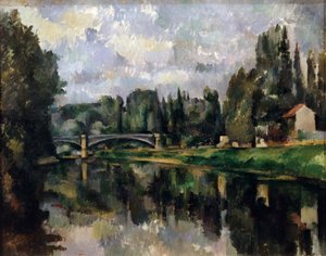 The Banks of the Marne by Paul Cézanne