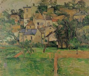 The Hermitage at Pontoise, 1884 by Paul Cézanne