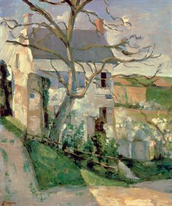 The House and the Tree by Paul Cézanne