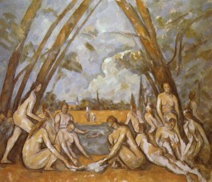 The Large Bathers by Paul Cézanne