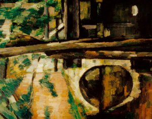 The Bridge at Maincy (detail) by Paul Cézanne
