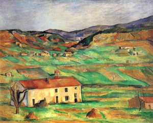 Siege of Gardanne by Paul Cézanne