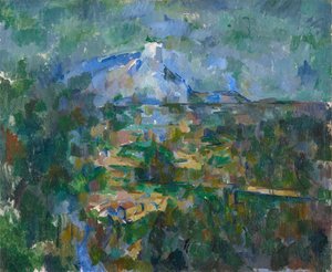 View of Montagne Sainte-Victoire from Lauves