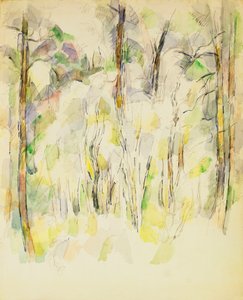 Woodland Scene, c.1900-1904 by Paul Cézanne