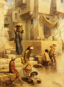 The Bathers by Paul Dominique Philippoteaux